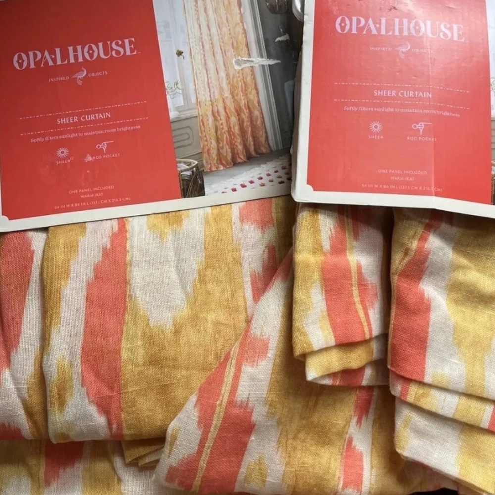 Opalhouse sheer curtain panels
